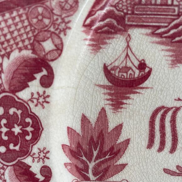 Pink Willow Dinner Plates Lot of 2 Vintage 1940s Fine Quality Made in Japan READ - Picture 11 of 12